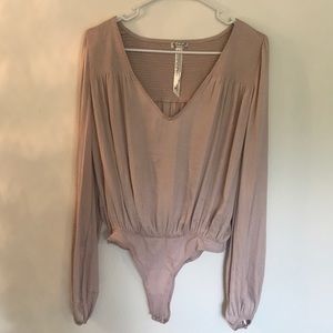 Free people bodysuit blouse